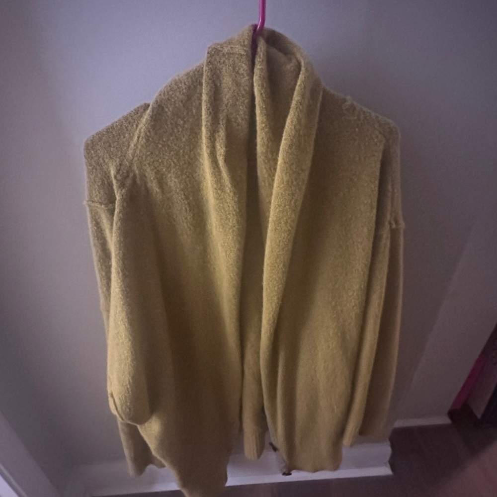 Free People Golden Cowl Neck Sweater